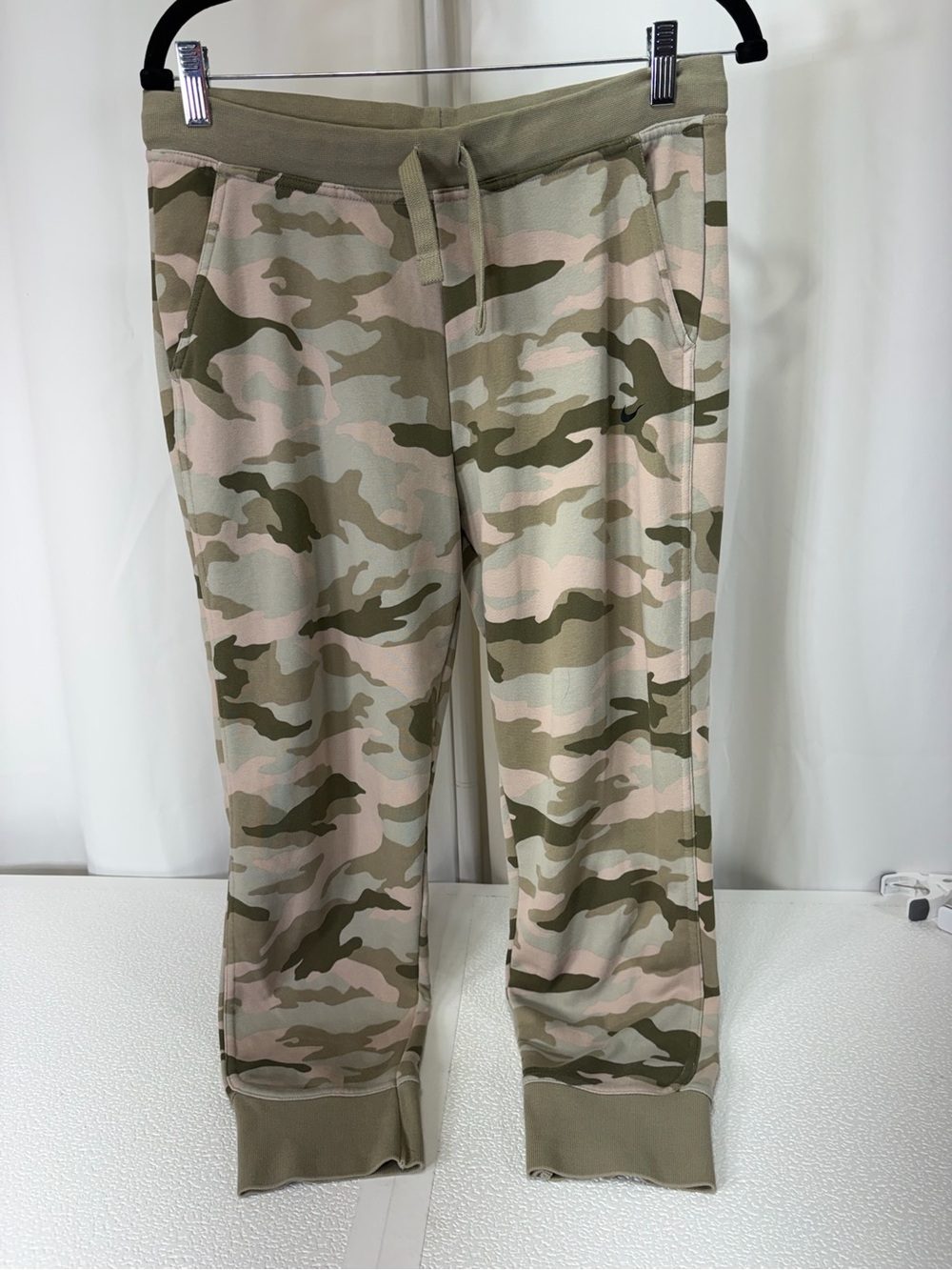 Nike Women’s Camo Track Pants - Olive & Beige 3729